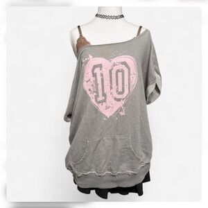 Self Esteem Gray Knit Top